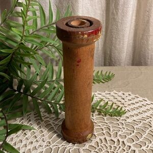 Vintage Solid Wood Spool